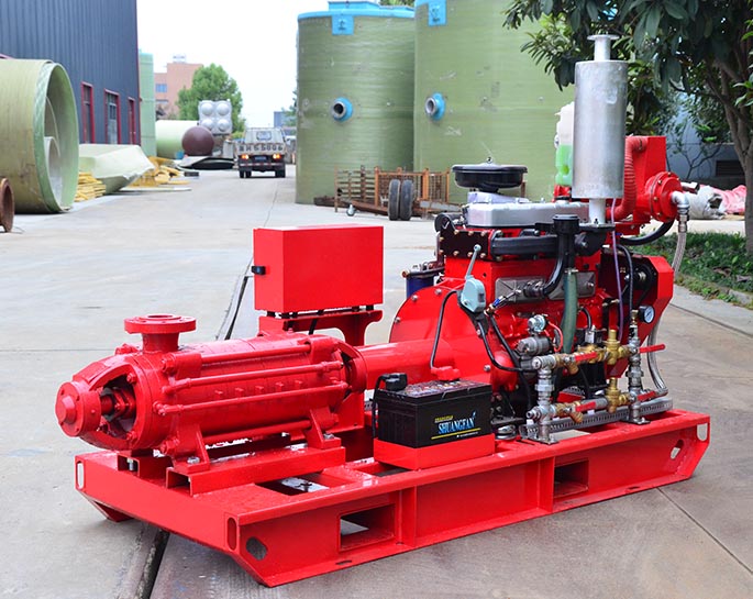 What are the causes of excessive power consumption for the fire pump?